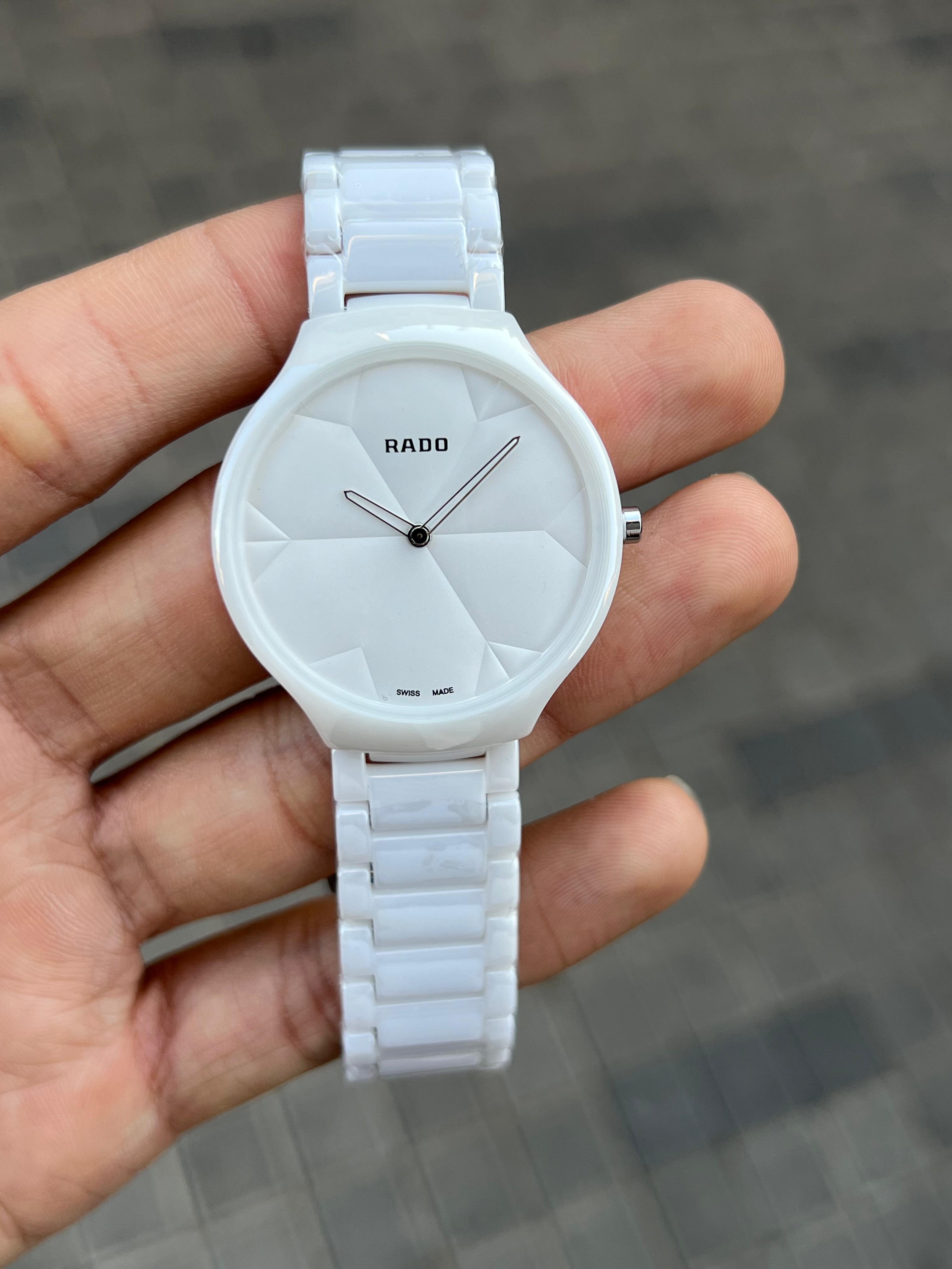 White Rado Mamba Rado white ceramic watch – wristhubz